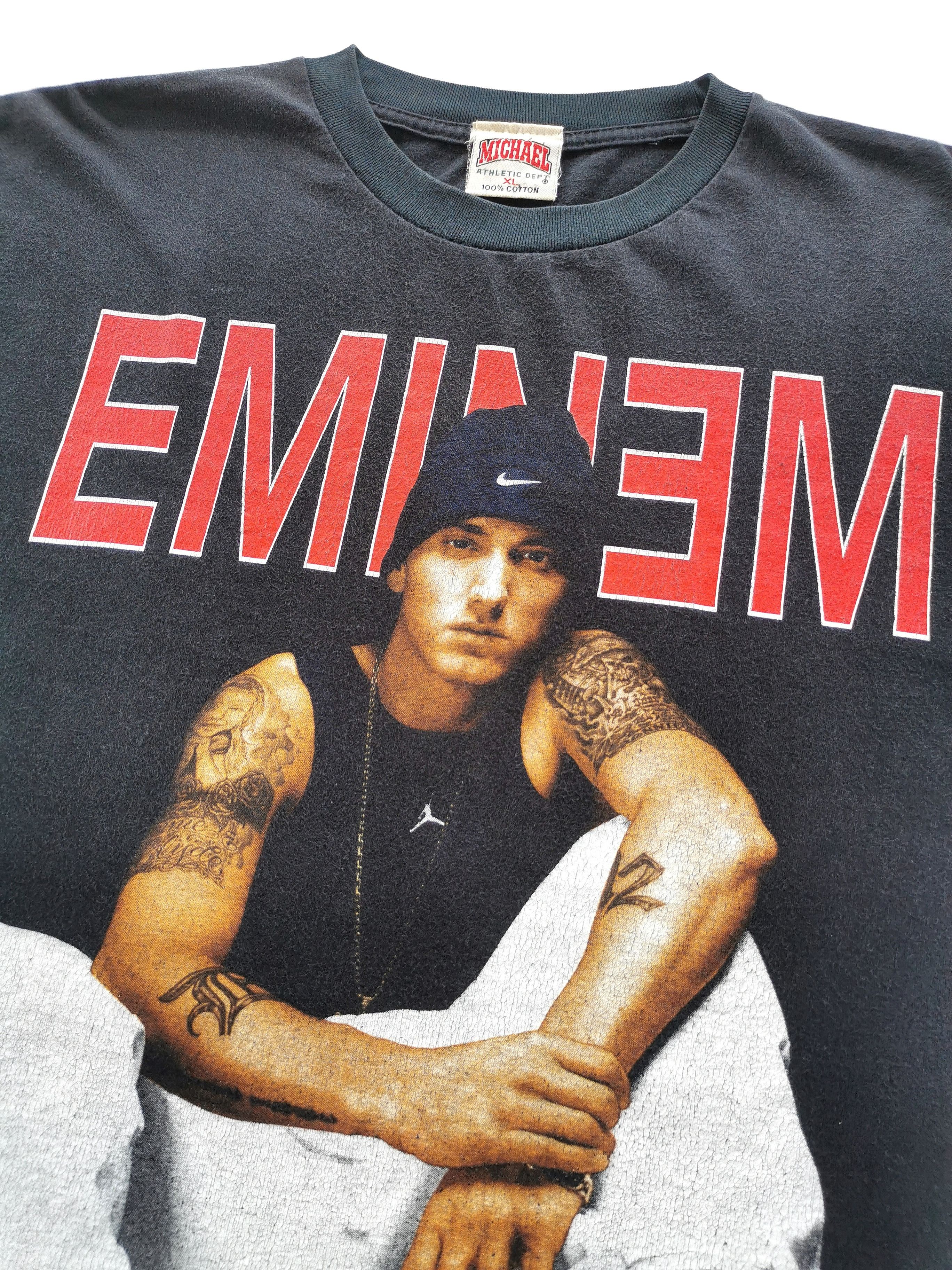 Vintage Eminem The Eminem Show Tshirt Wear Nike Air Jordan - 5