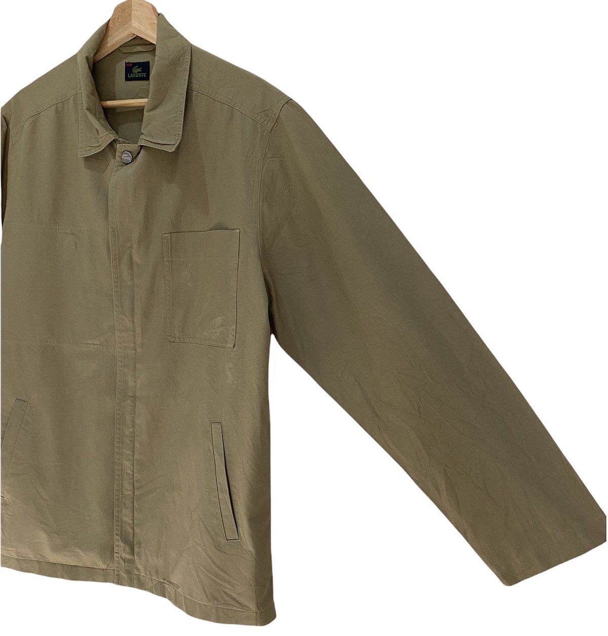 Vintage - ARCHIVE LACOSTE JAPAN UTILITY KHAKI WORK SHIRT - 5