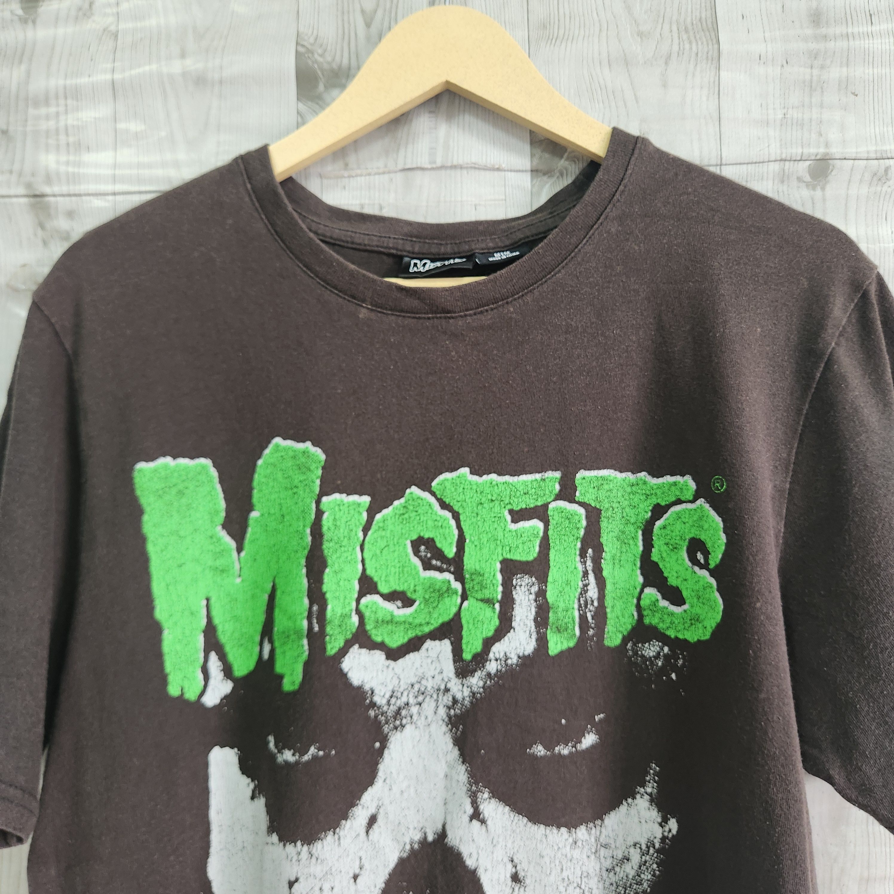 Misfits Green Skull Big Printed - 5