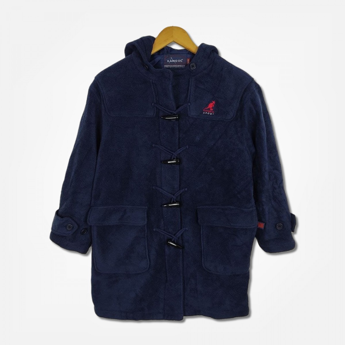 Kangol - Sport Junior Fleece Wool Parkas Hoodie Jacket - 1