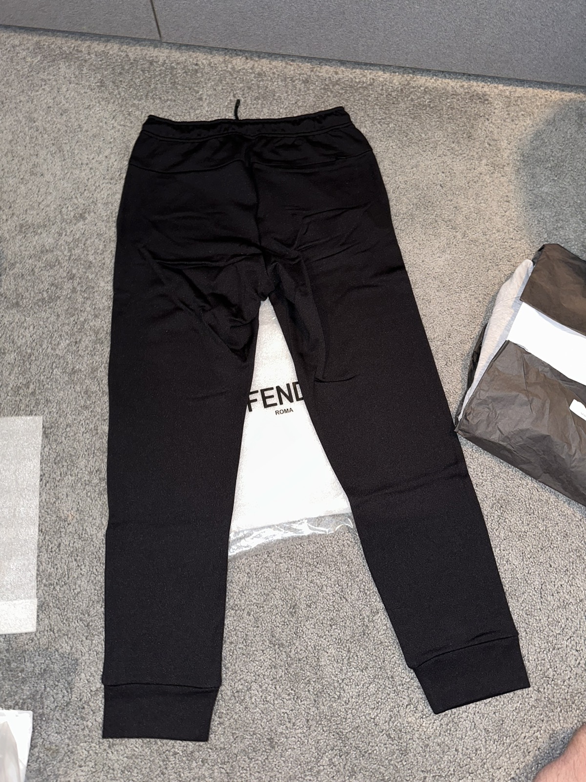 Fendi Mesh Logo Sweatpants - Size 50 - Brand New With Tags! - 5