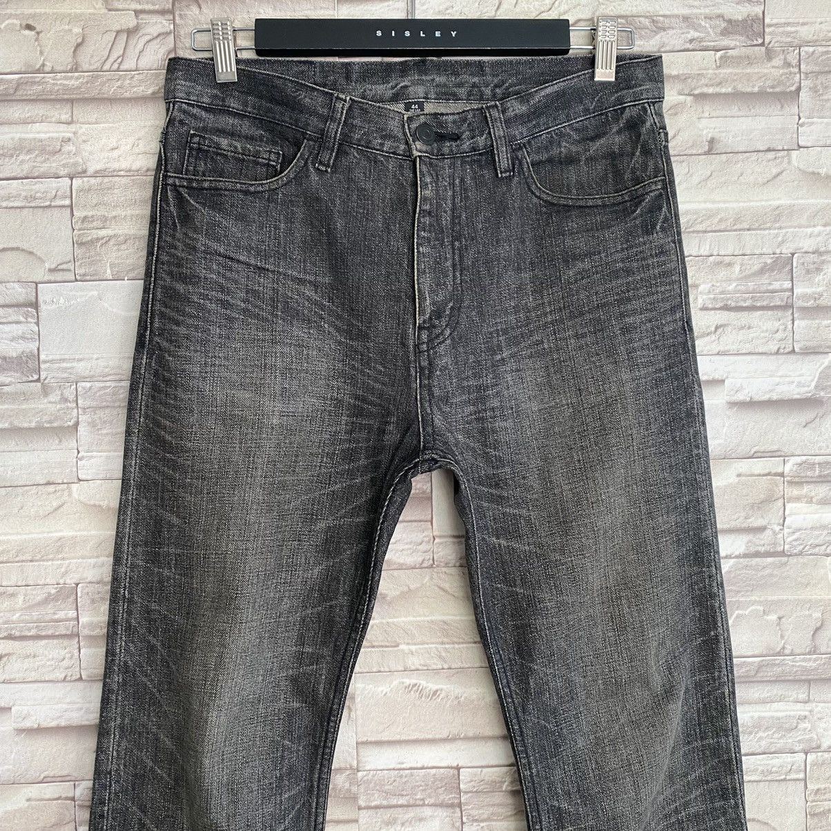 Lad Musician Black Denim Jeans Whisker 32x34 - 4