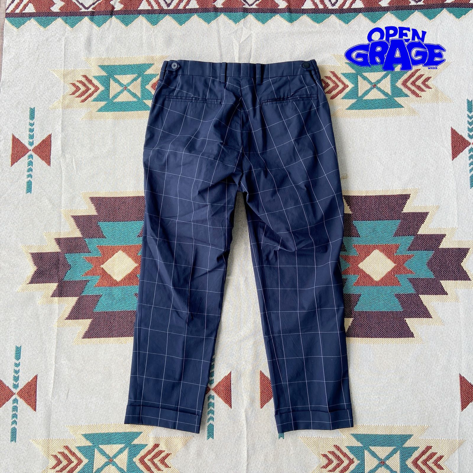 Ankle Plaid  Pants GLOBAL WORK JPN - 1