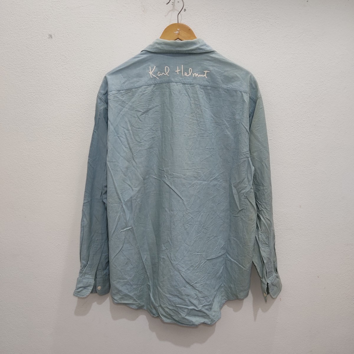 Karl Helmut - Vintage Karl Helmut Signature Patchwork Long Sleeve Shirt - 2