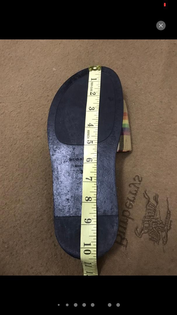 Authentic BURBERRY women sandals size 6.5 - 8