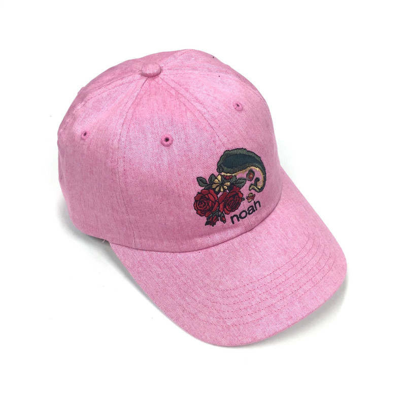 Noah SS17 Pink Floral Paisley Logo Hat DS - 1