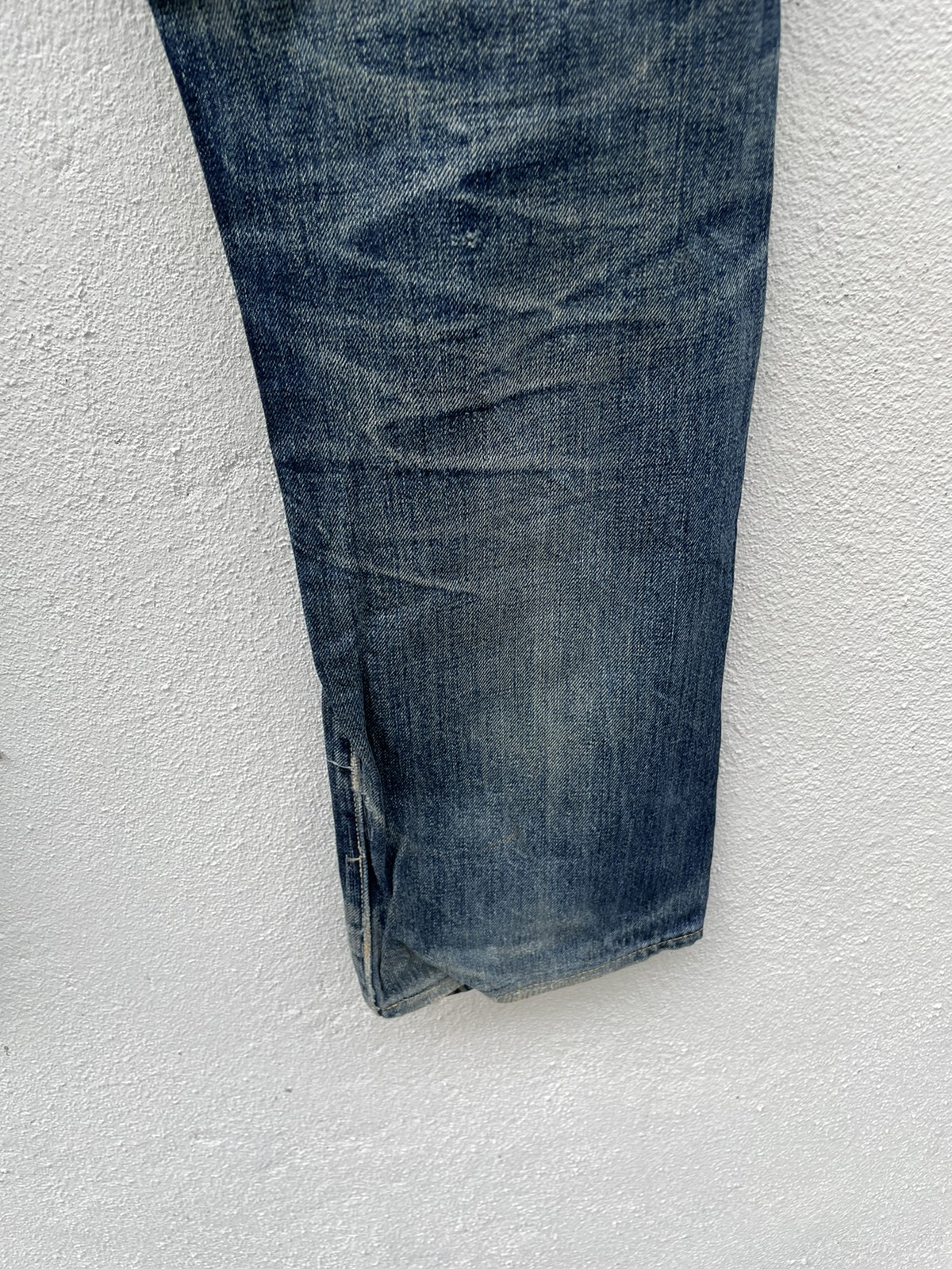 Vintage - Joe McCoy Distressed Rips Selvedge Denim Jeans - 12