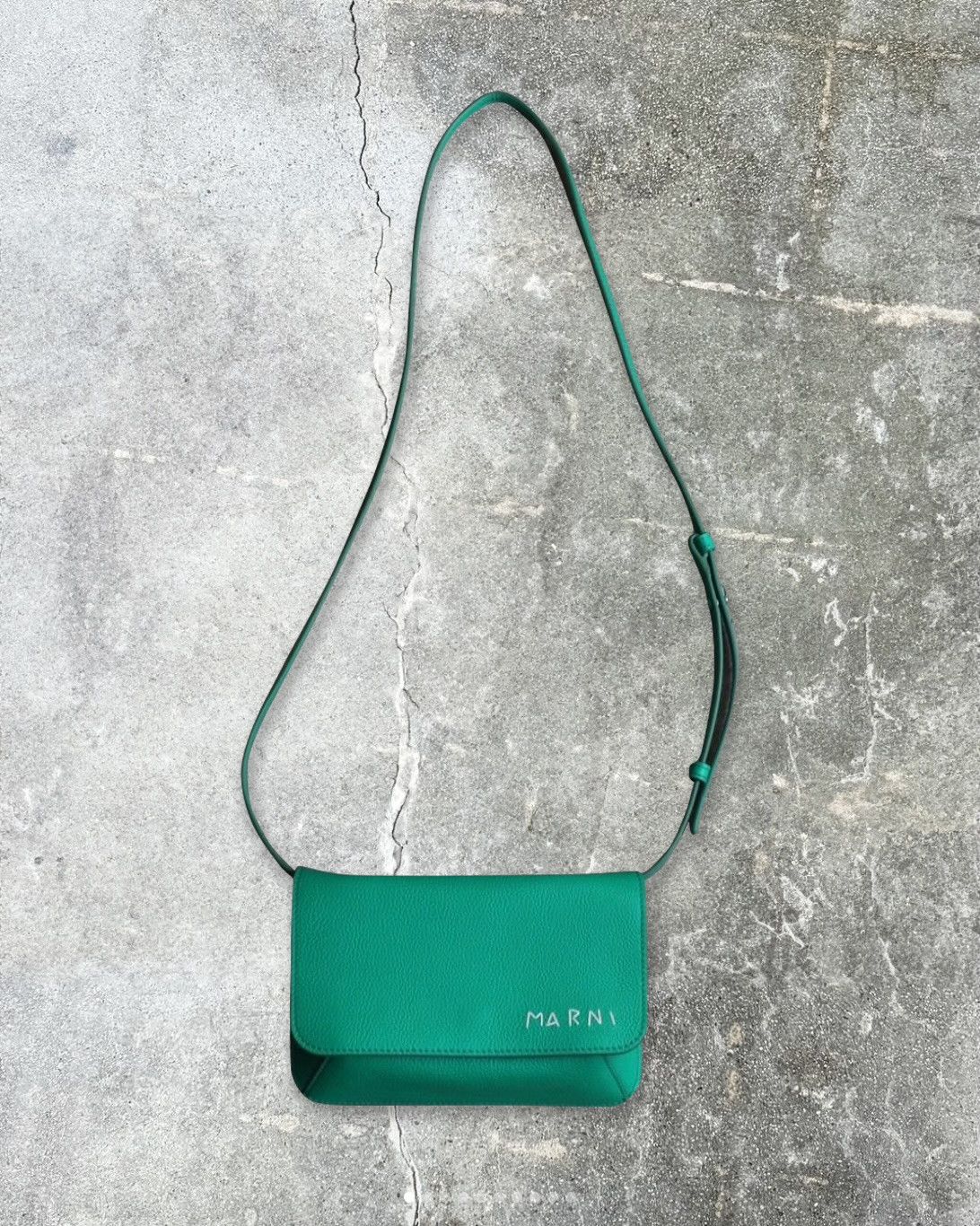 Leather Pochette Flap Bag - 2