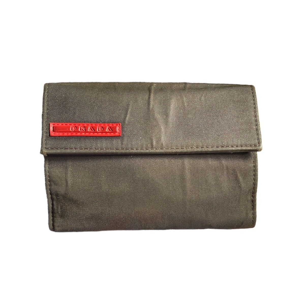 Prada Nylon Army Green Wallet - 1