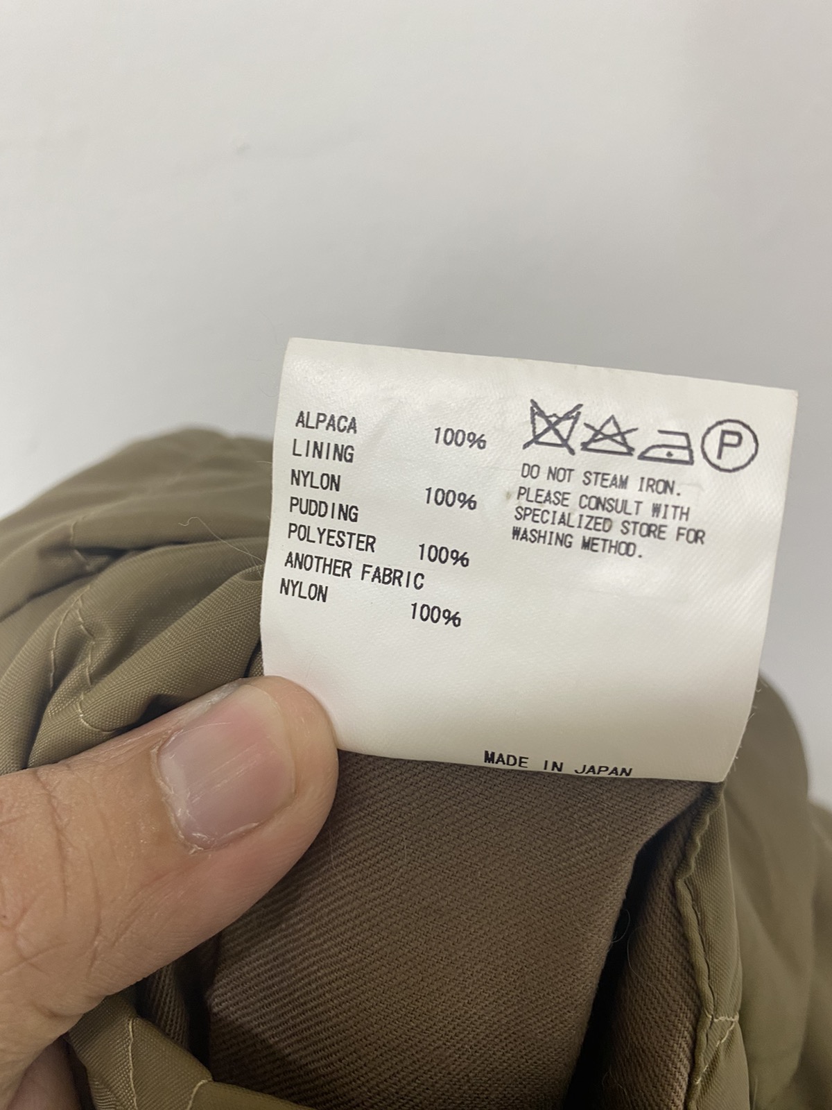 Kolor AW09 Alpaca Wool Long Jacket Quilted Inside Design - 5