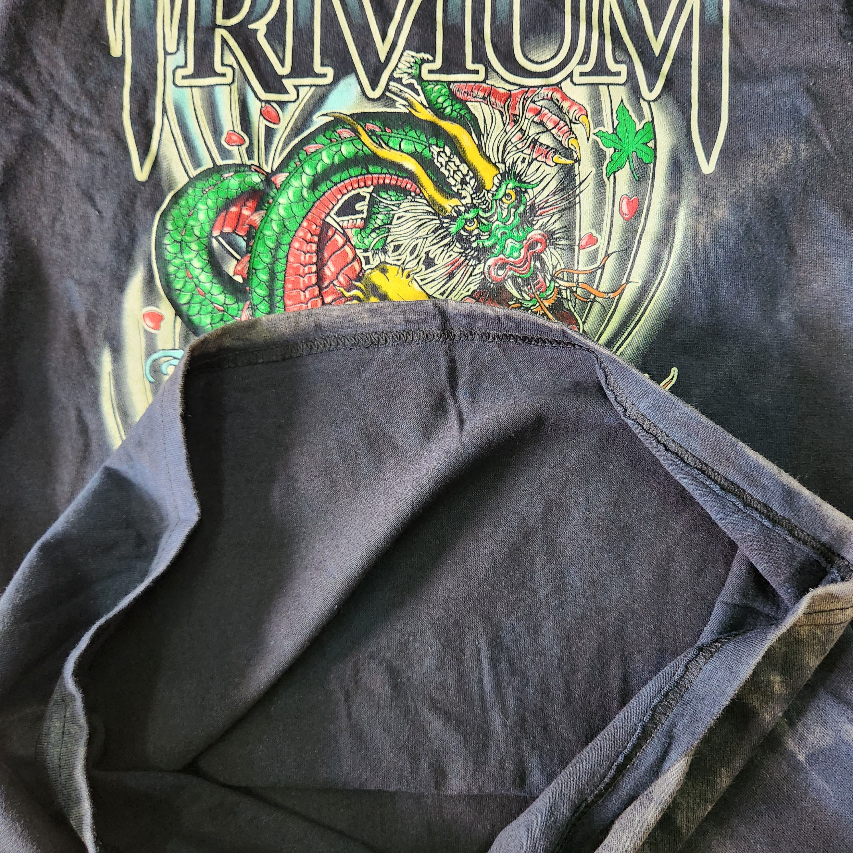 Vintage Y2K Trivium Band Tees Becoming The Dragon - 2