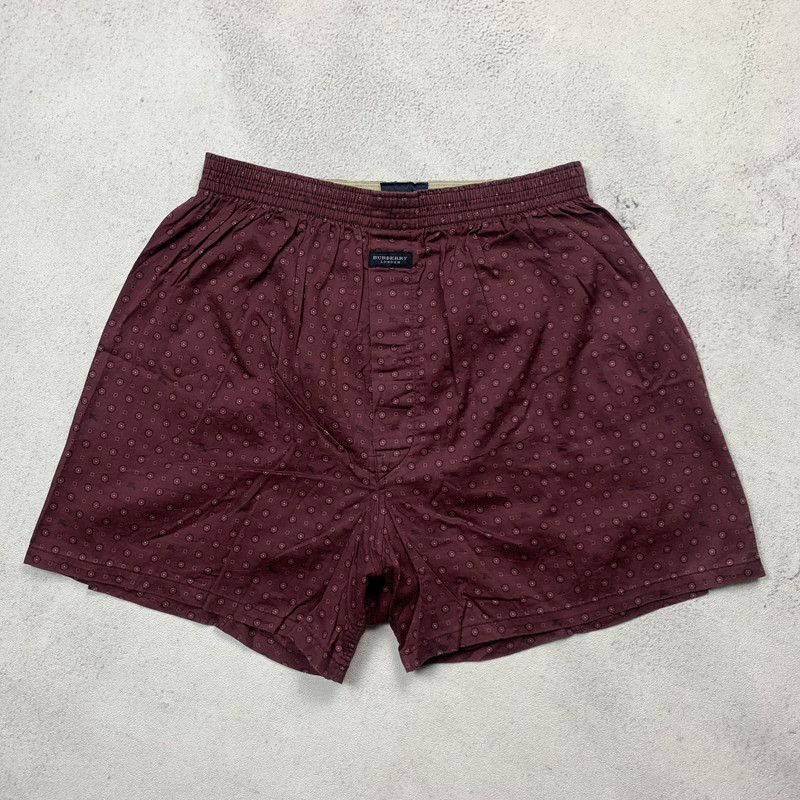 Burberry Boxer Overprint Logo Short Pants Underwear - 1