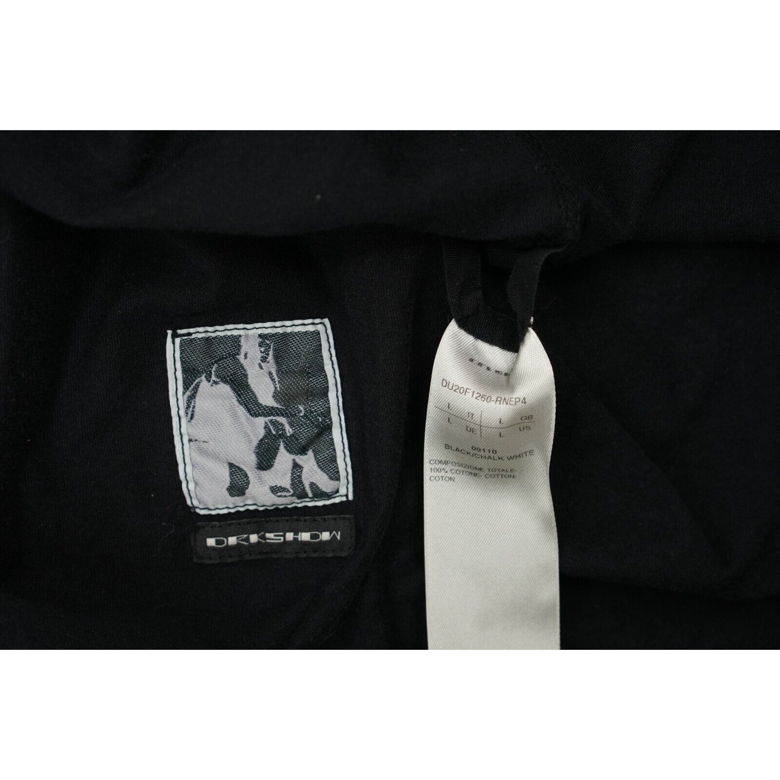 DRKSHDW Logo Print Shirt Performa - Black Chalk - 6