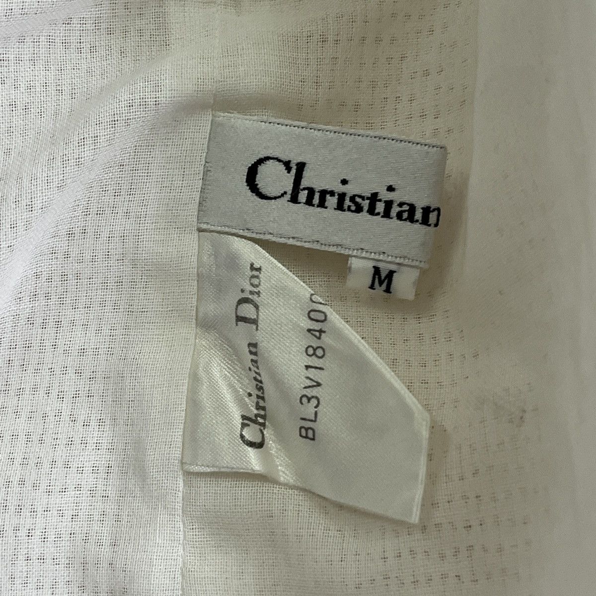 Gently Used Vintage Christian Dior Blouse Size M - 18