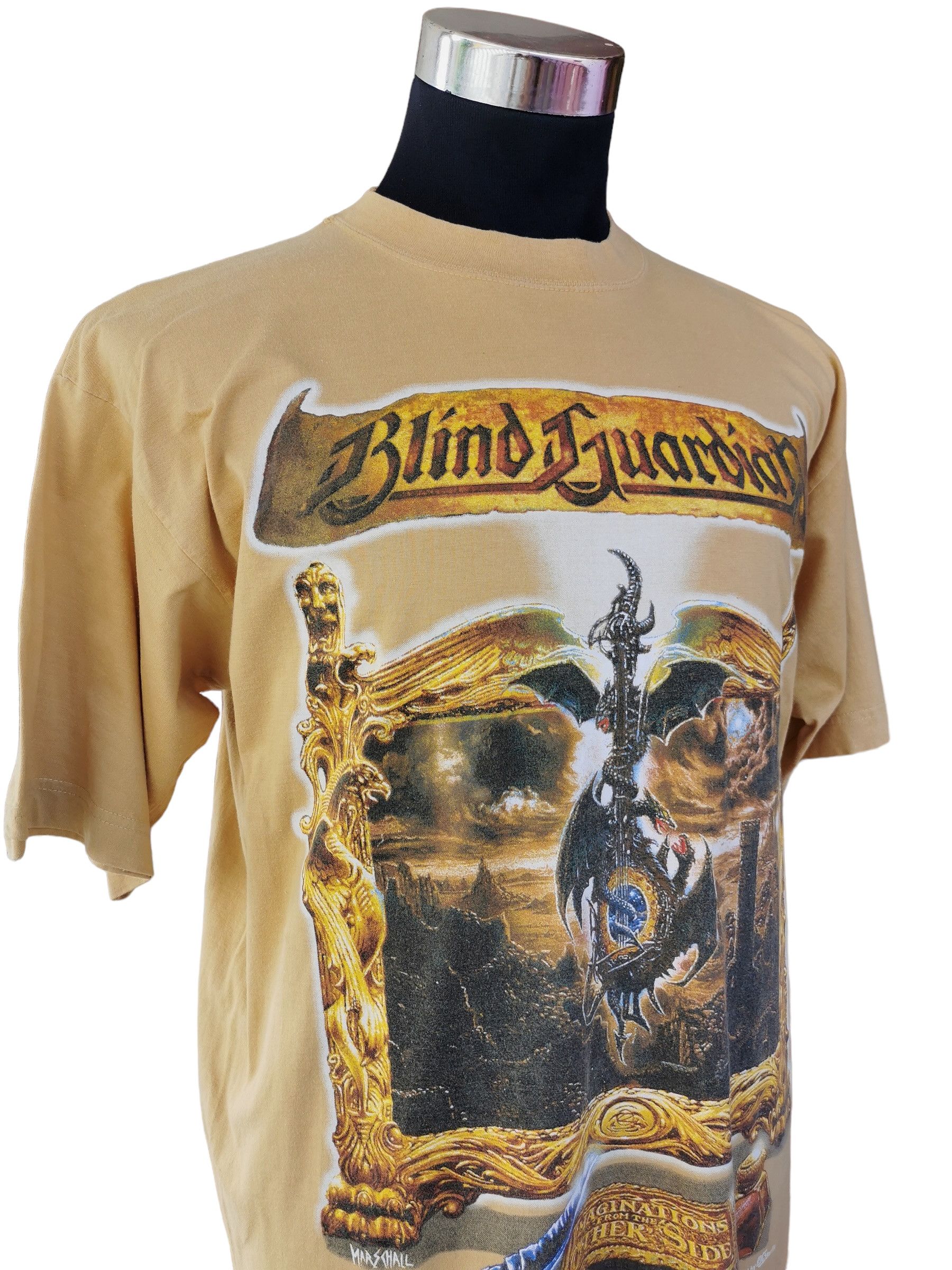 1995 Vintage Blind Guardian Metal Band Tshirt - 6