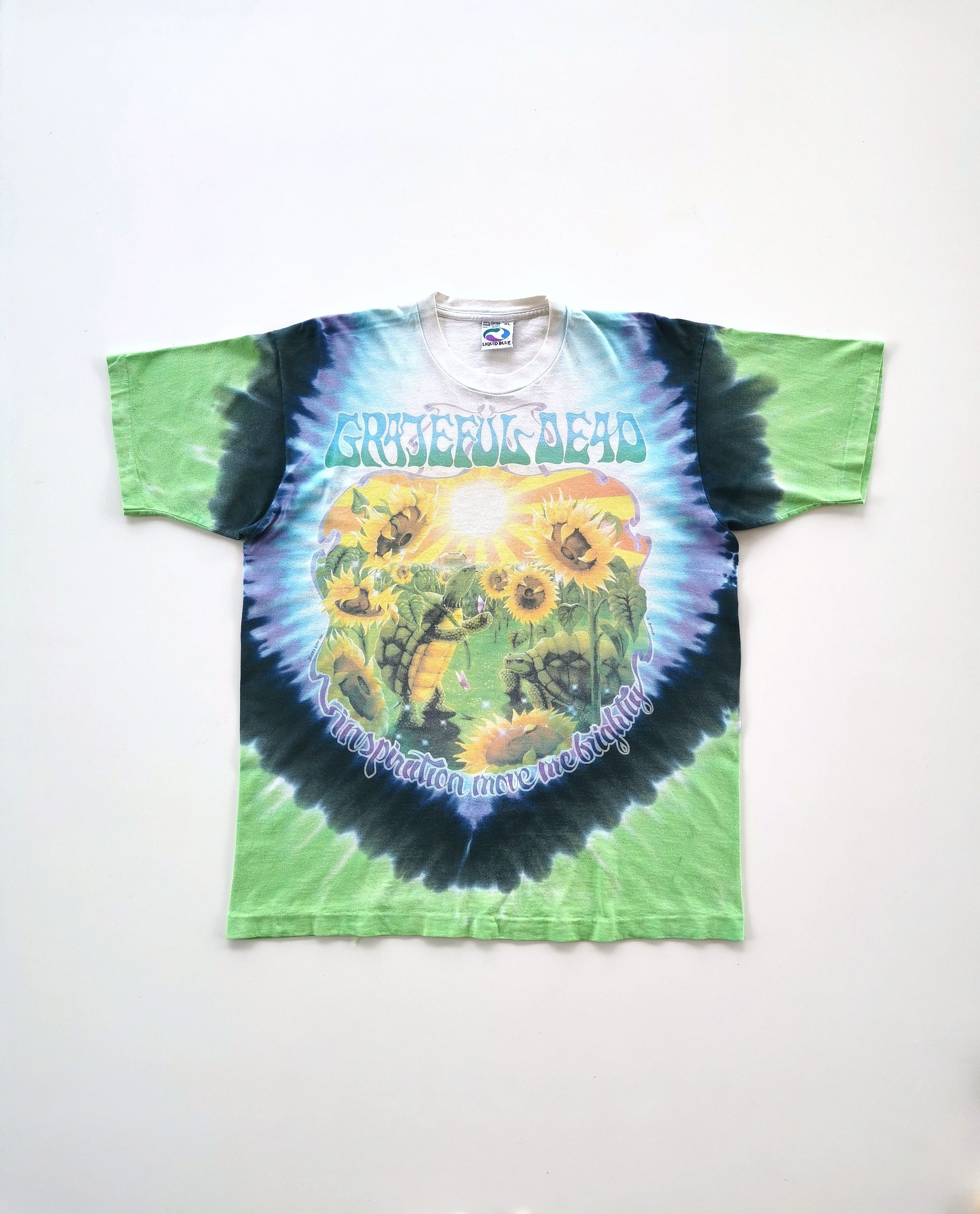 1995 Grateful Dead Band Terrapin Station Album Vintage Tees - 1