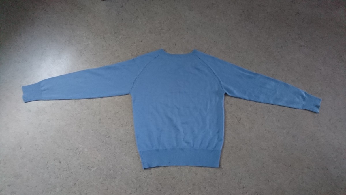 Rare Hedi Slimane Distressed Light Blue Sweater EU46 - 3