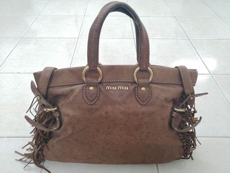 💥Last Drop 💥Miu Miu Camel Colour Leather Handbag - 1