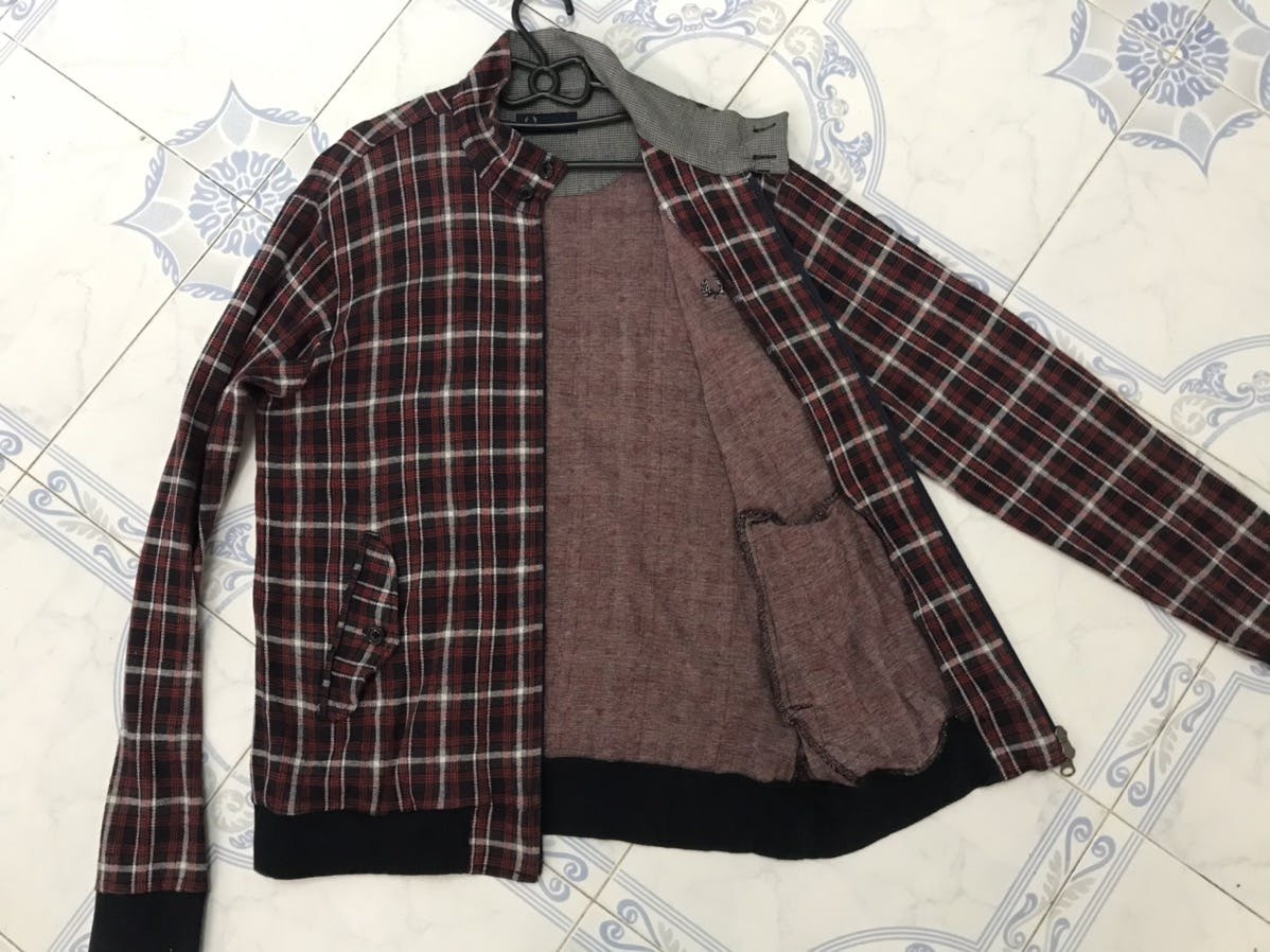 Fred Perry Checkered Thin Jacket Made in Japan - 13