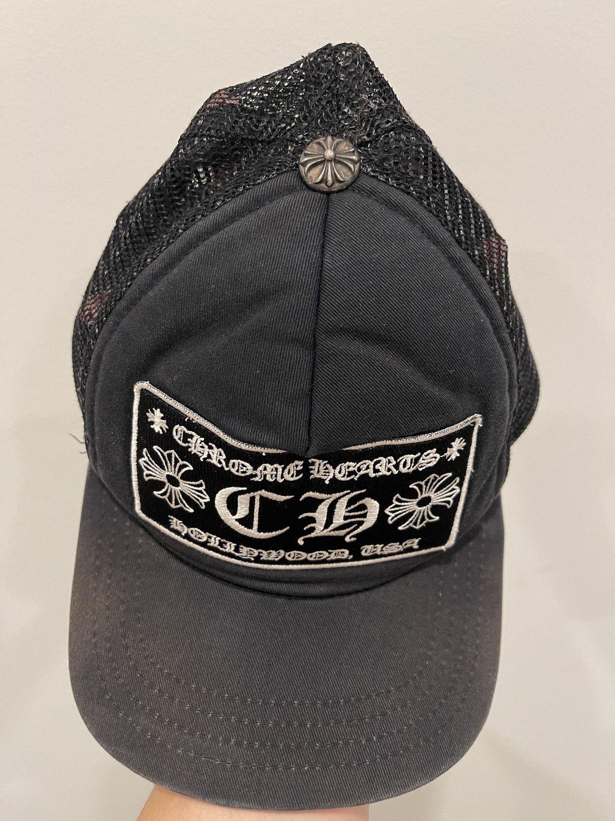 STEAL! 2000s Chrome Hearts CH Hollywood Logo Hat - 3