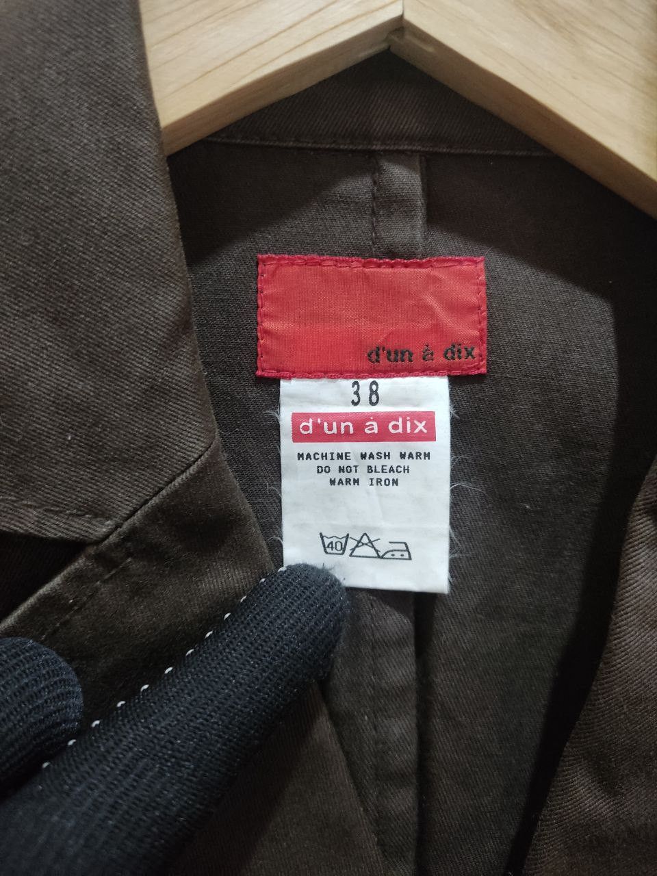 Archival Clothing - D'un a Dix Japanese Designer Suit Coat Blazer - 7