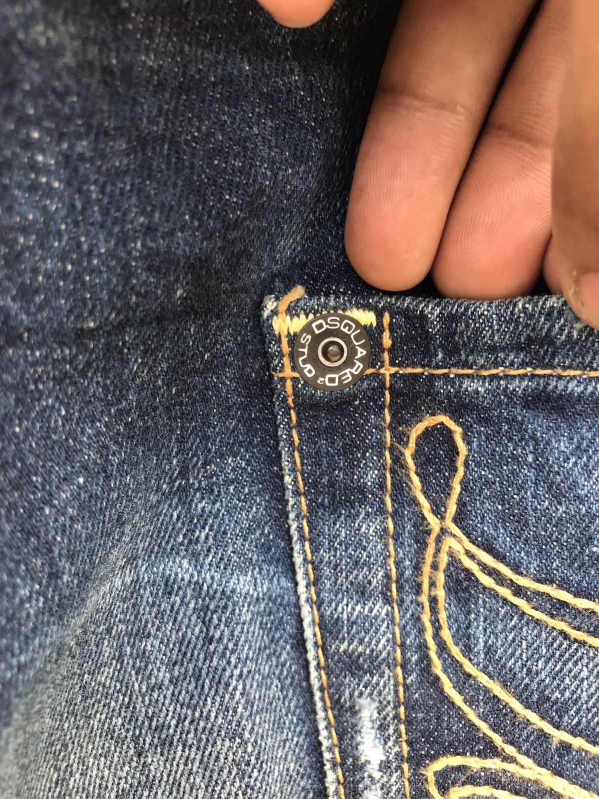 Vintage Dsquared2 Denim Jeans Rare Design - 14
