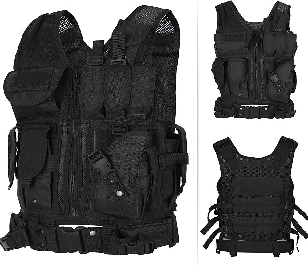 Military - Tactical Vest Adjustable Outdoor Training Vest - 3