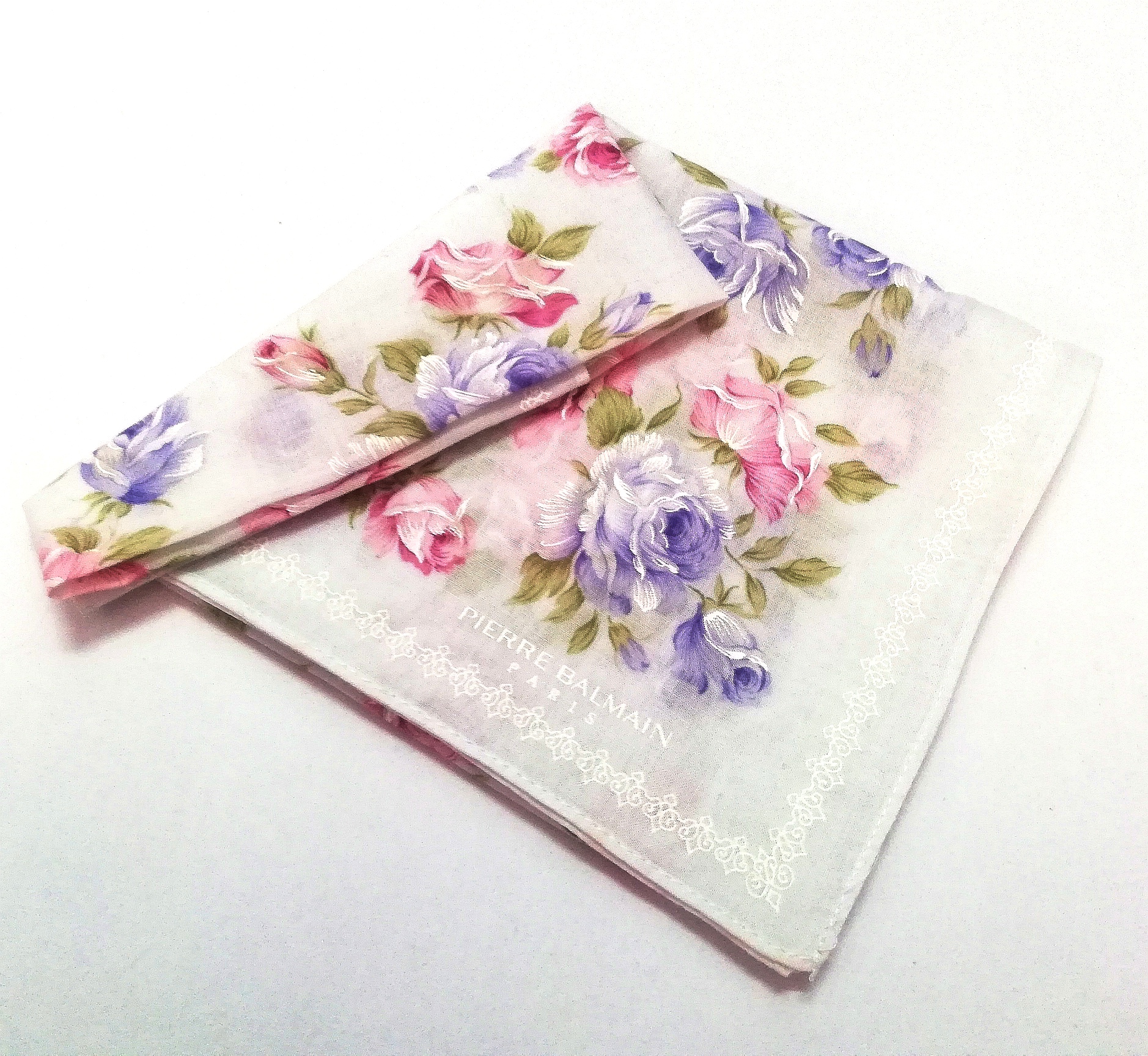 🔥LAST DROP🔥Pierre Balmain Bandana/Handkerchief Floral - 6