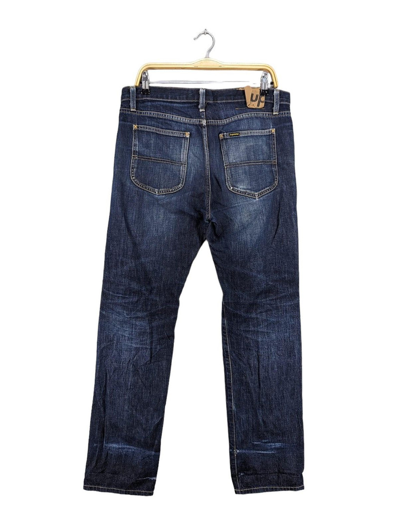 🔥SUPREME DISTRESSED DENIM USA W34 - 1