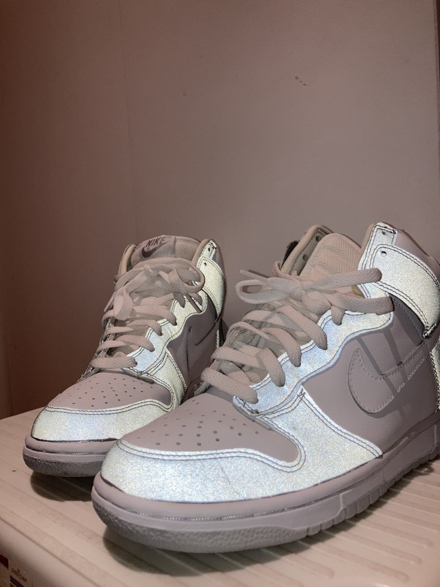 FINAL DROP Dunk 3M High White | Metallic Silver - 14