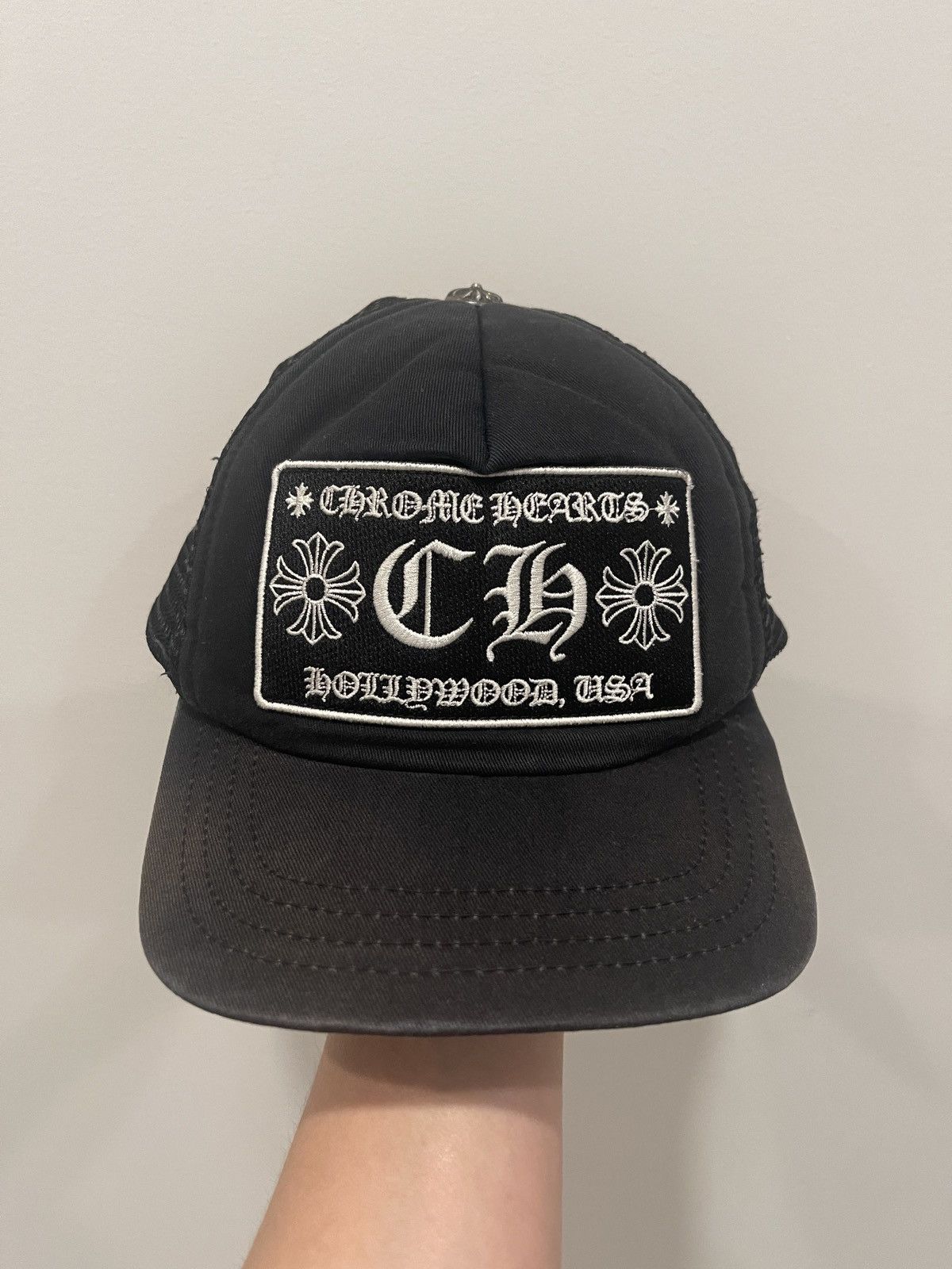 STEAL! 2000s Chrome Hearts CH Hollywood Logo Hat - 1