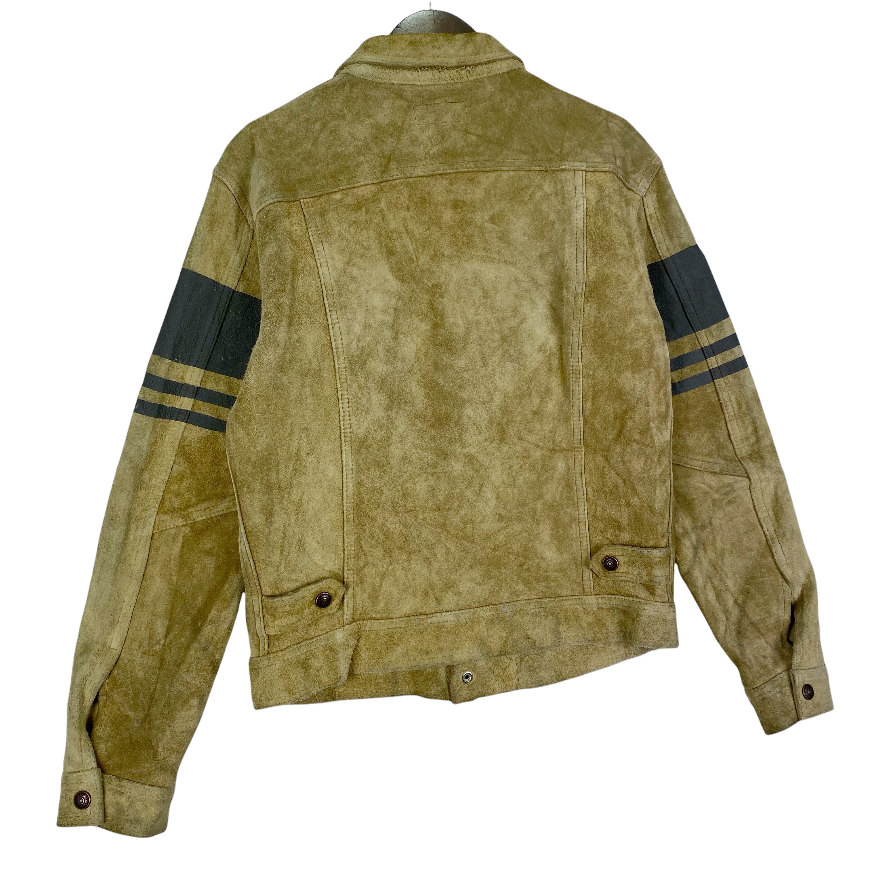 Vintage 97-98 Leaf Leather Suede Jacket - 9