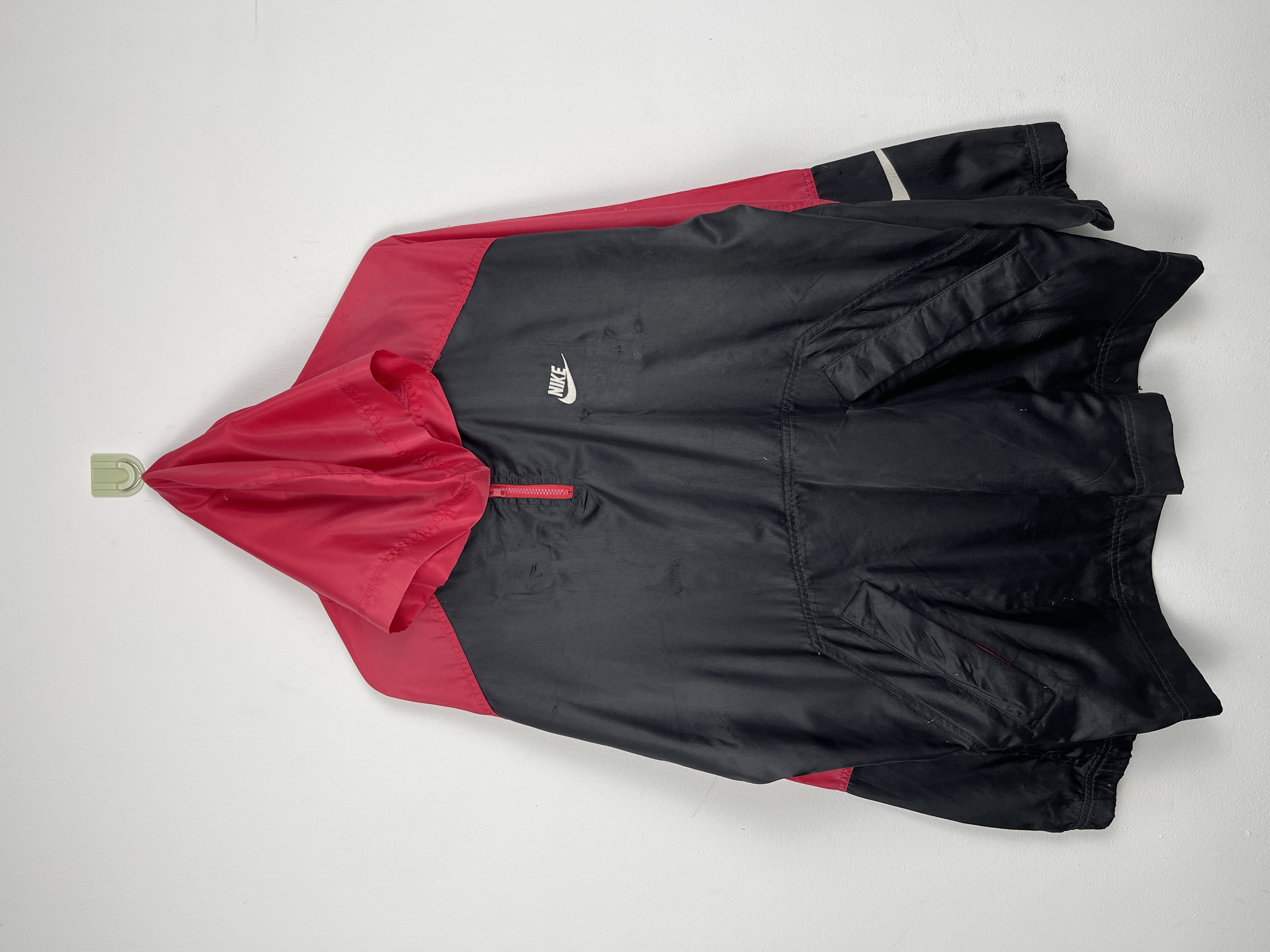 Vintage 90s Nike Swoosh Hoodie Windbreaker Jacket - 3