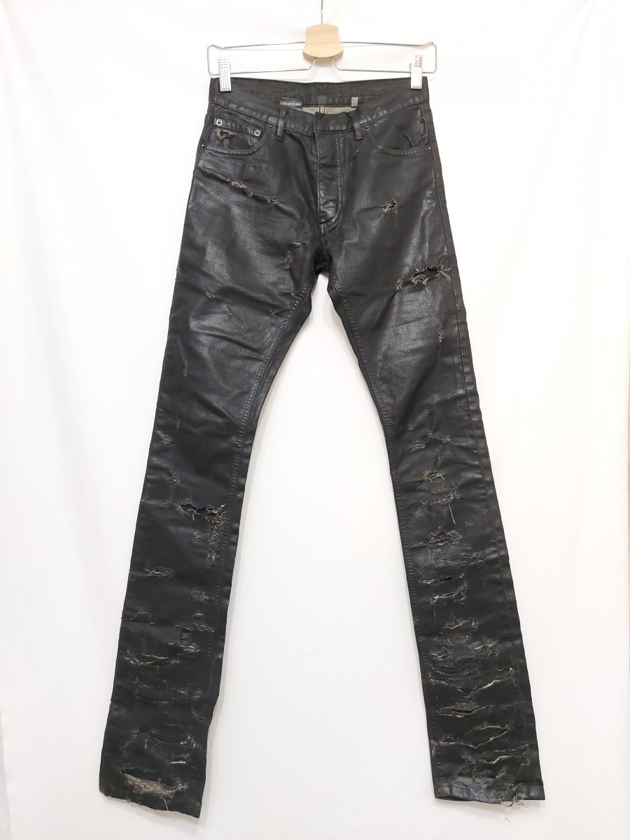 SS04 Strip Waxed Destroyed Distressed Jeans Rare