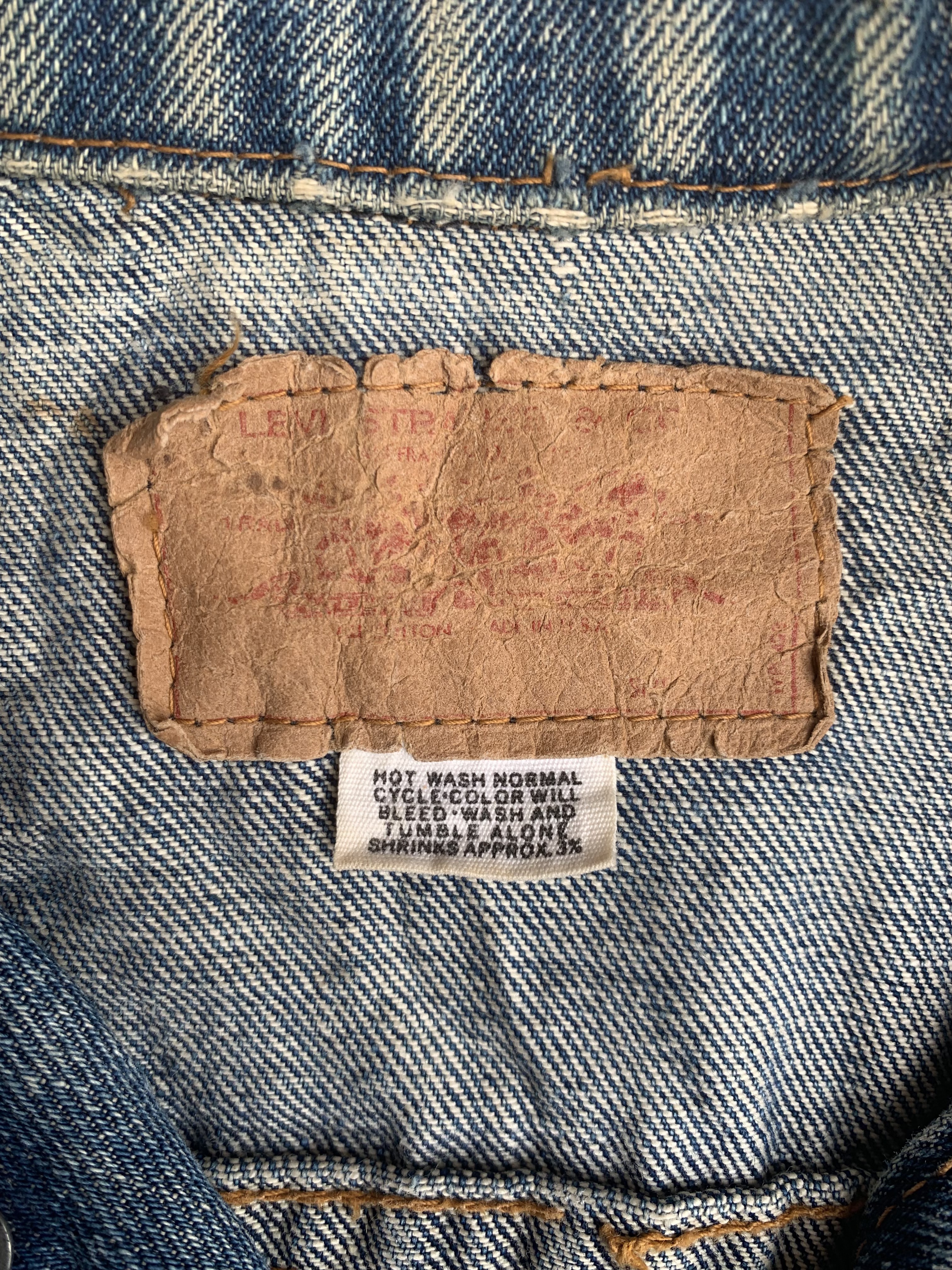 Other Designers Vintage 70s Levi's 70505 Type III Denim