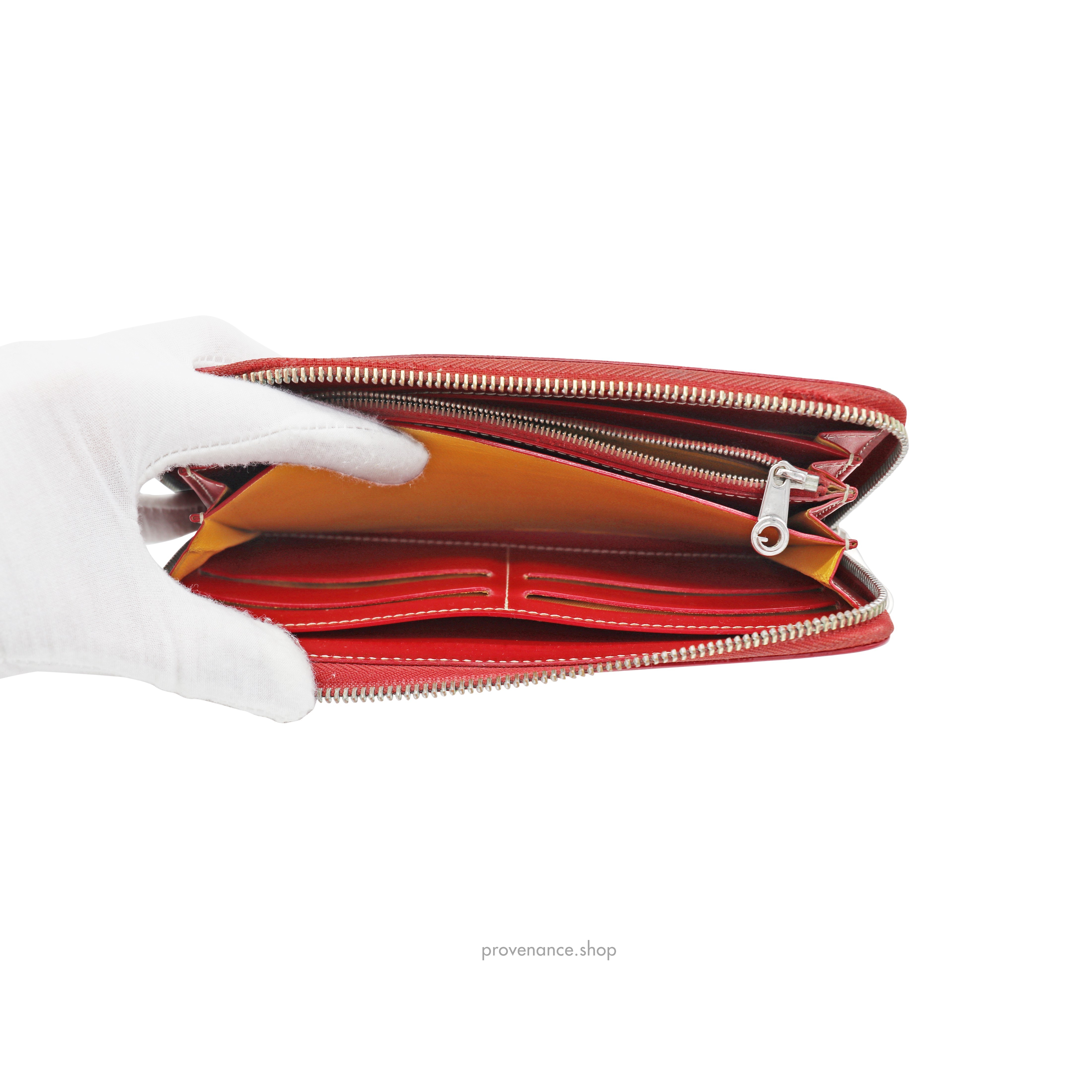 Matignon Long Wallet - Red Goyardine - 16