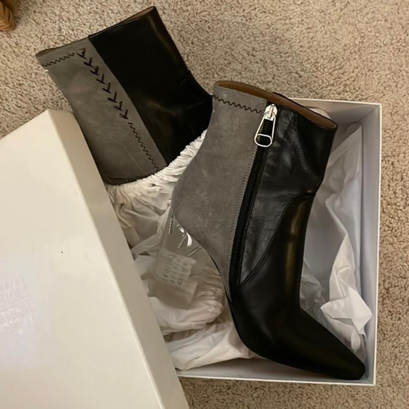 Maison Margiela Lucite Heeled Boots - 1