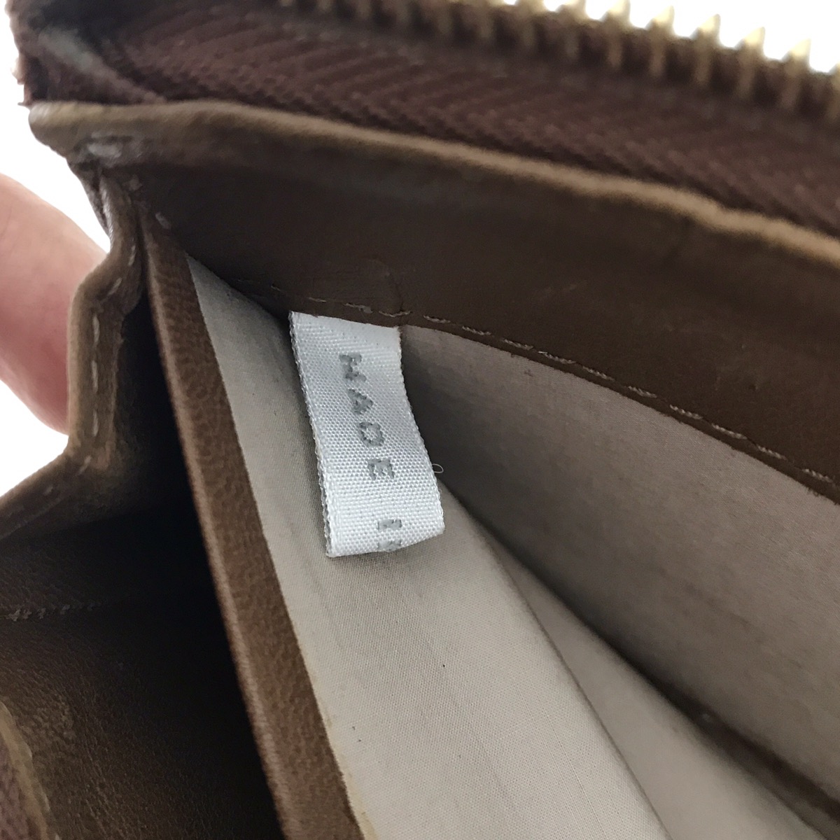 Marni Italy Genuine Leather Designer Long Wallet - 11