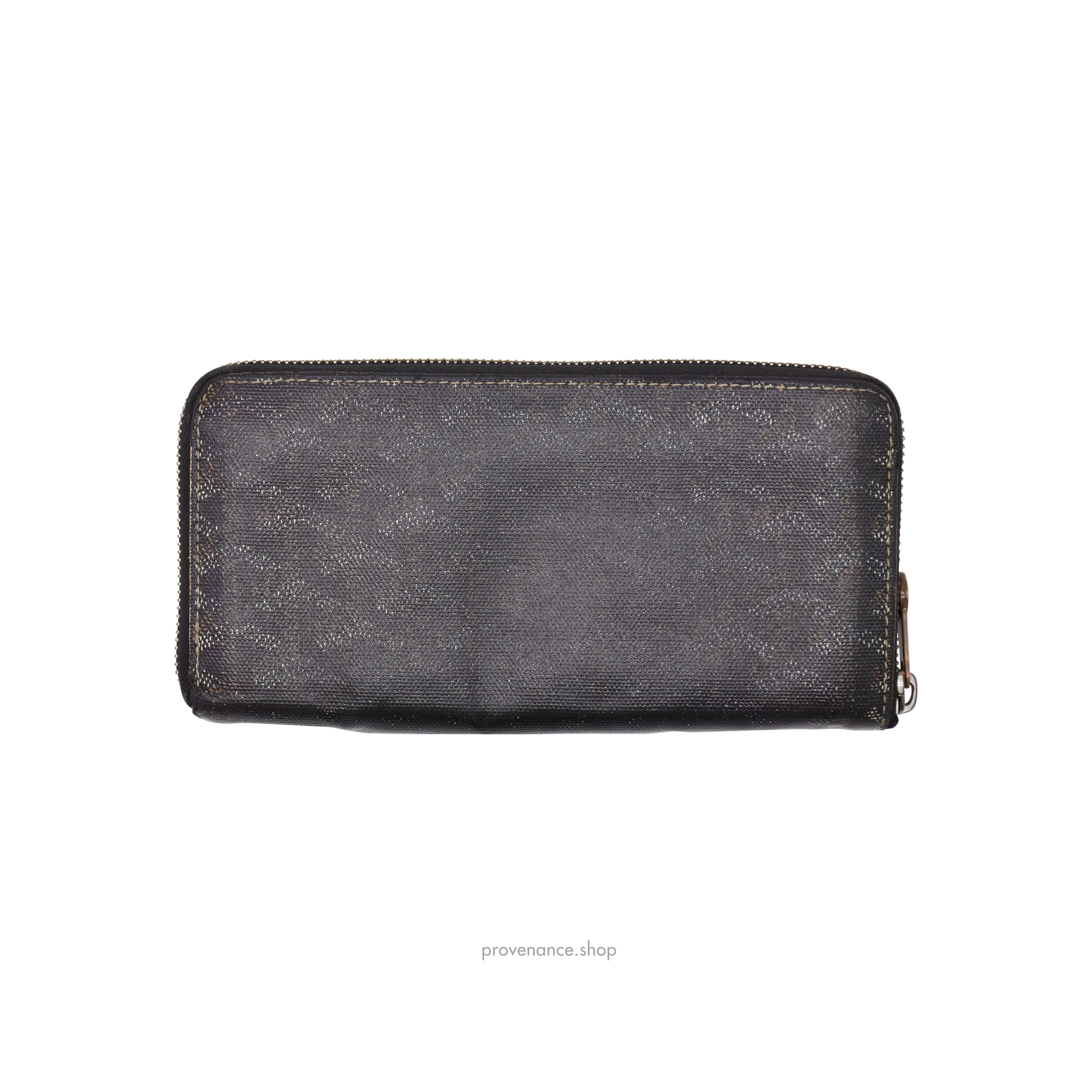 Goyard Matignon Long Wallet - Black/Tan - 2