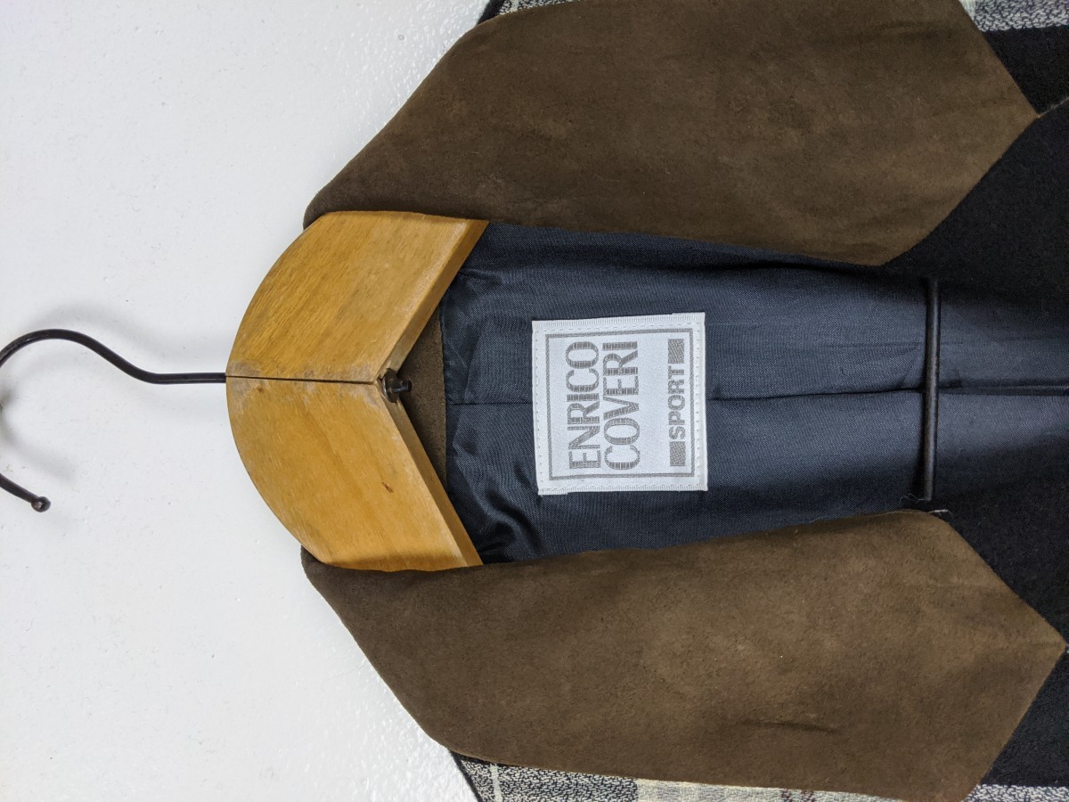 Enrico Coveri - Sport Checkered Light Jacket Femme Coat 40 - 4