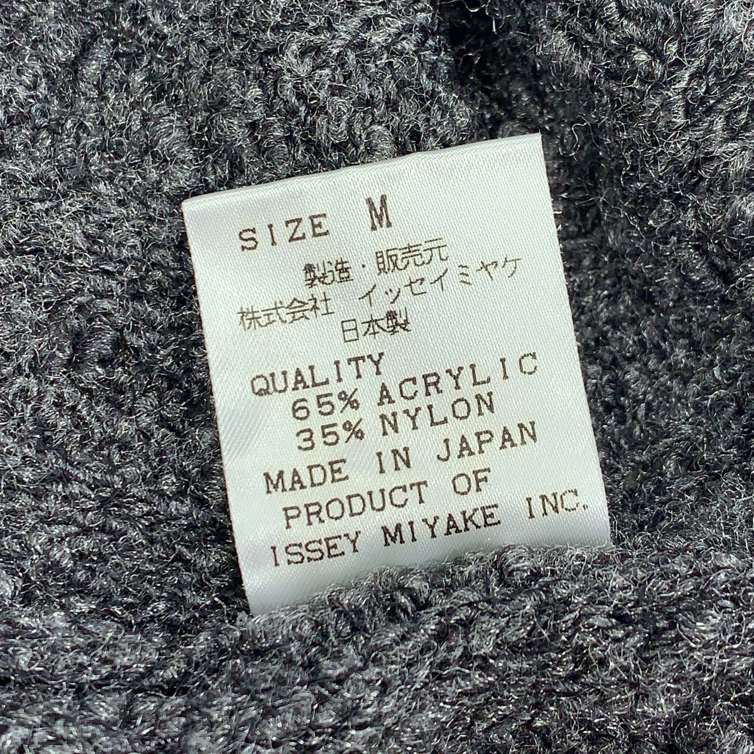 Issey Miyake - AW96 Metallic Knit Acrylic-Nylon Sweater - 5