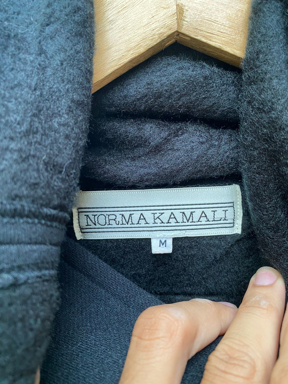 Rare Vintage Norma Kamali Buttonless Wool Overcoat Jacket - 9