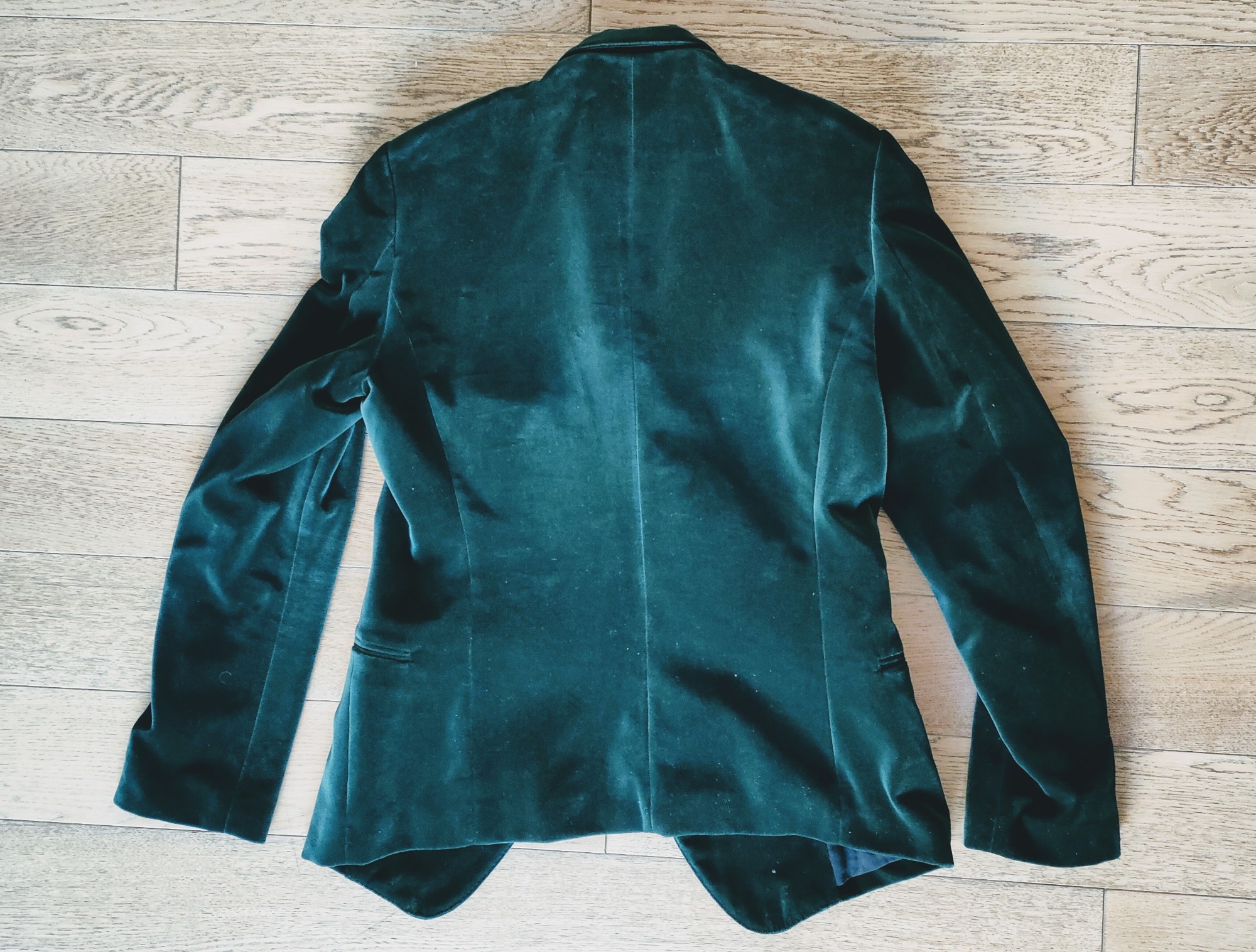 FW18 Green Velvet Blazer - 3