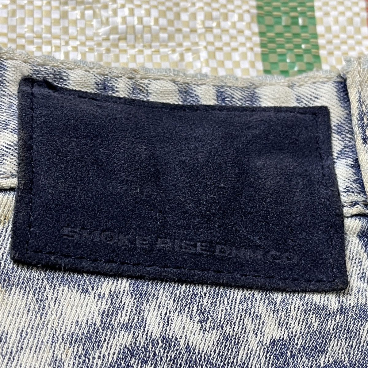 Avant Garde - Acid Wash Distressed SMOKE RISE Denim Jeans Japan - 17