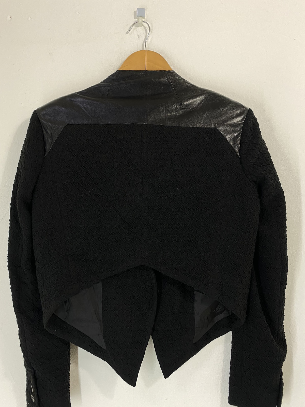 Helmut lang hybrid Leather Jacket Rare Design - 9