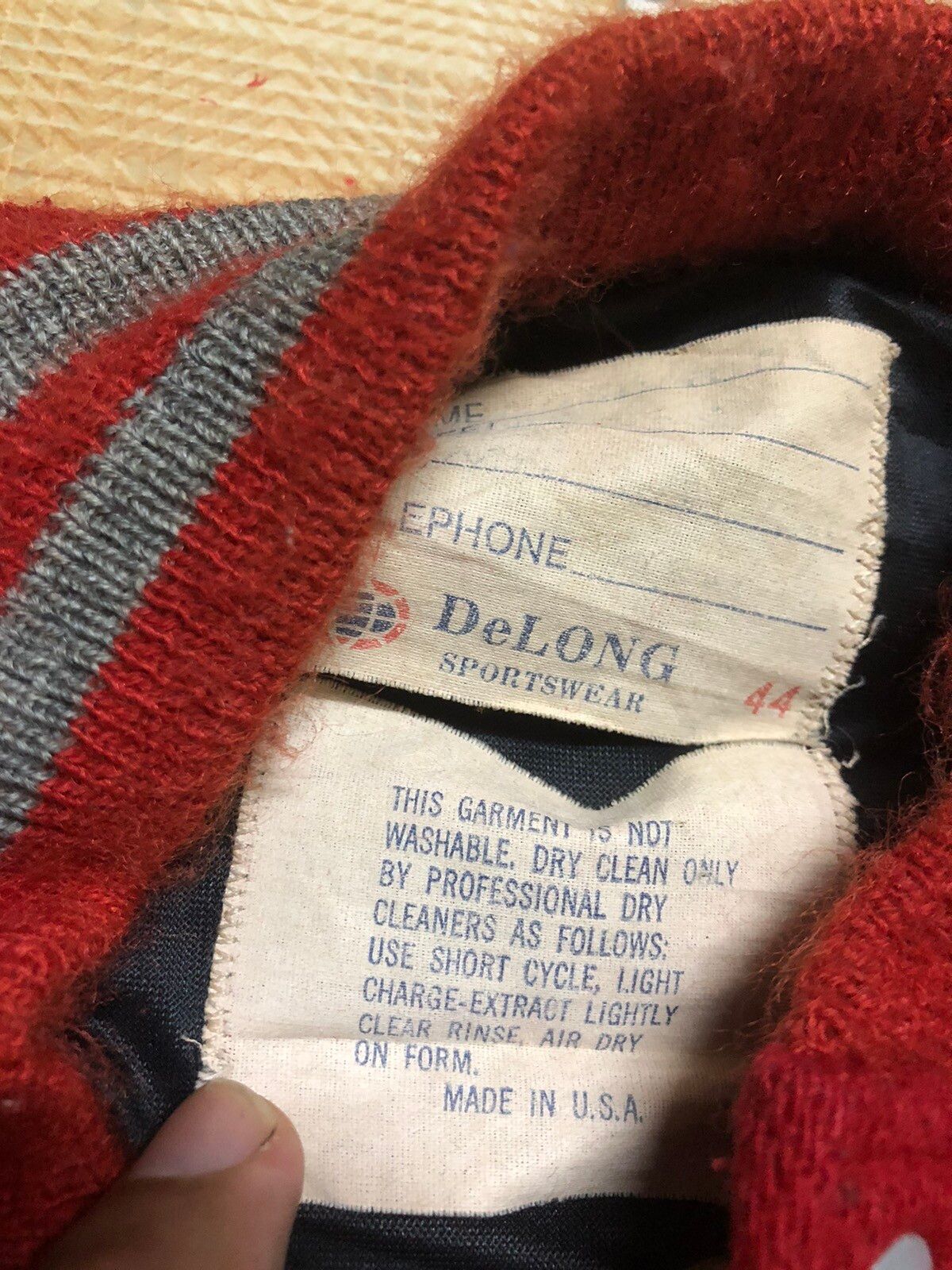 😮‍💨Vintage 80’s DELONG VARSITY USA STREETWEAR - 6