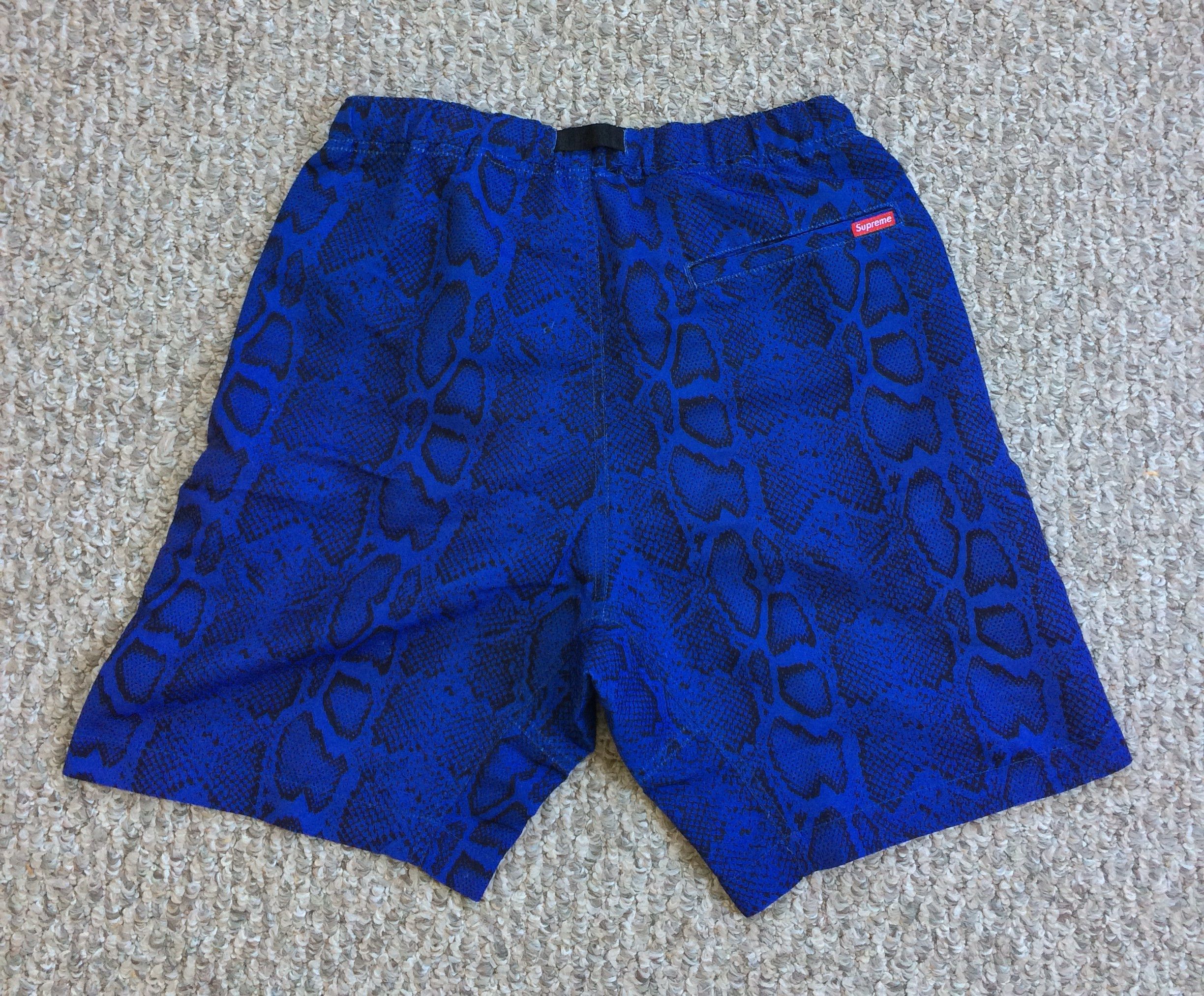 S/S 2012 Supreme Snakeskin Belted Shorts - 4