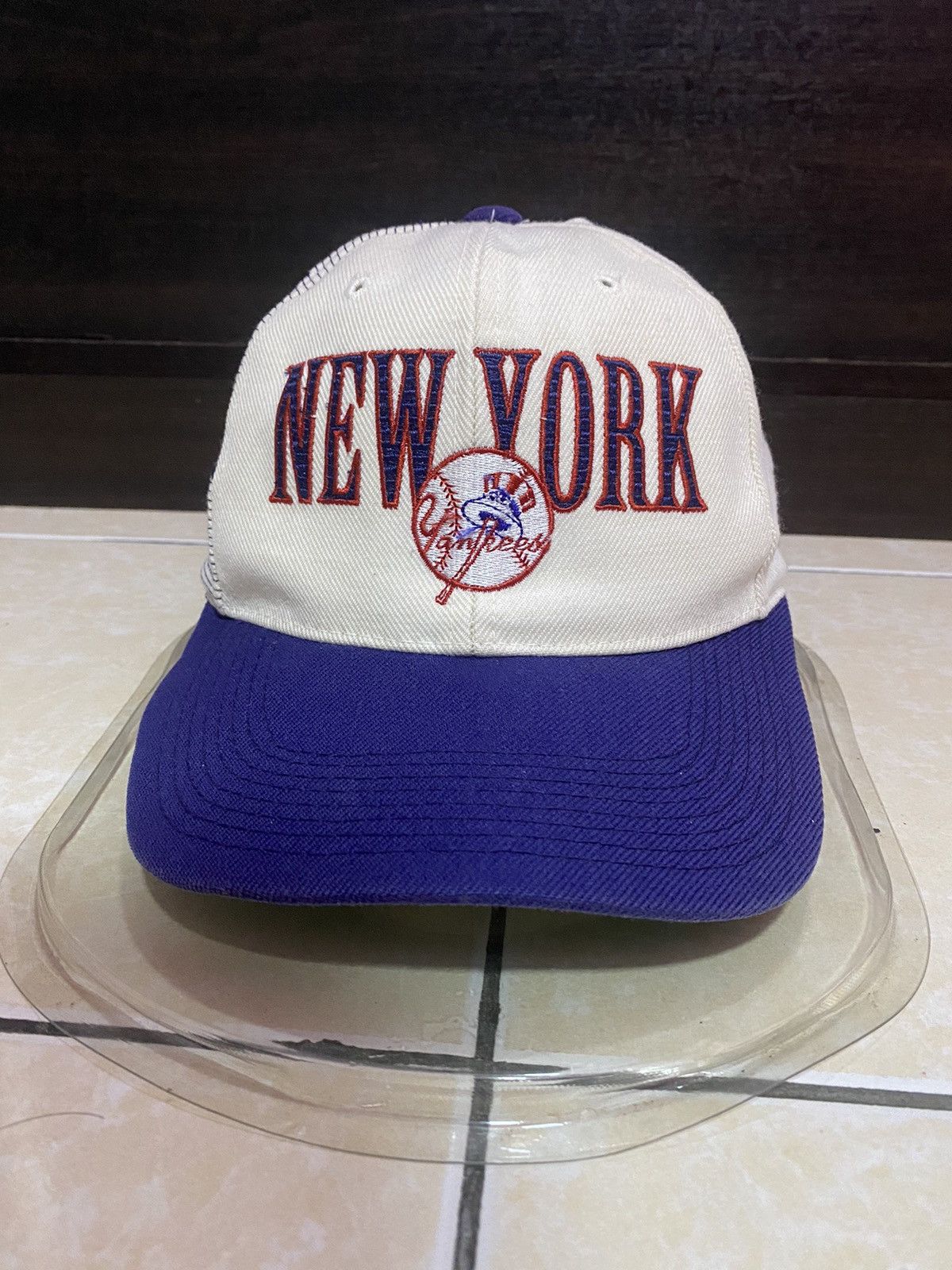 MLB - Vintage New York Yankees Iconic Logo Nice Design Hat - 2