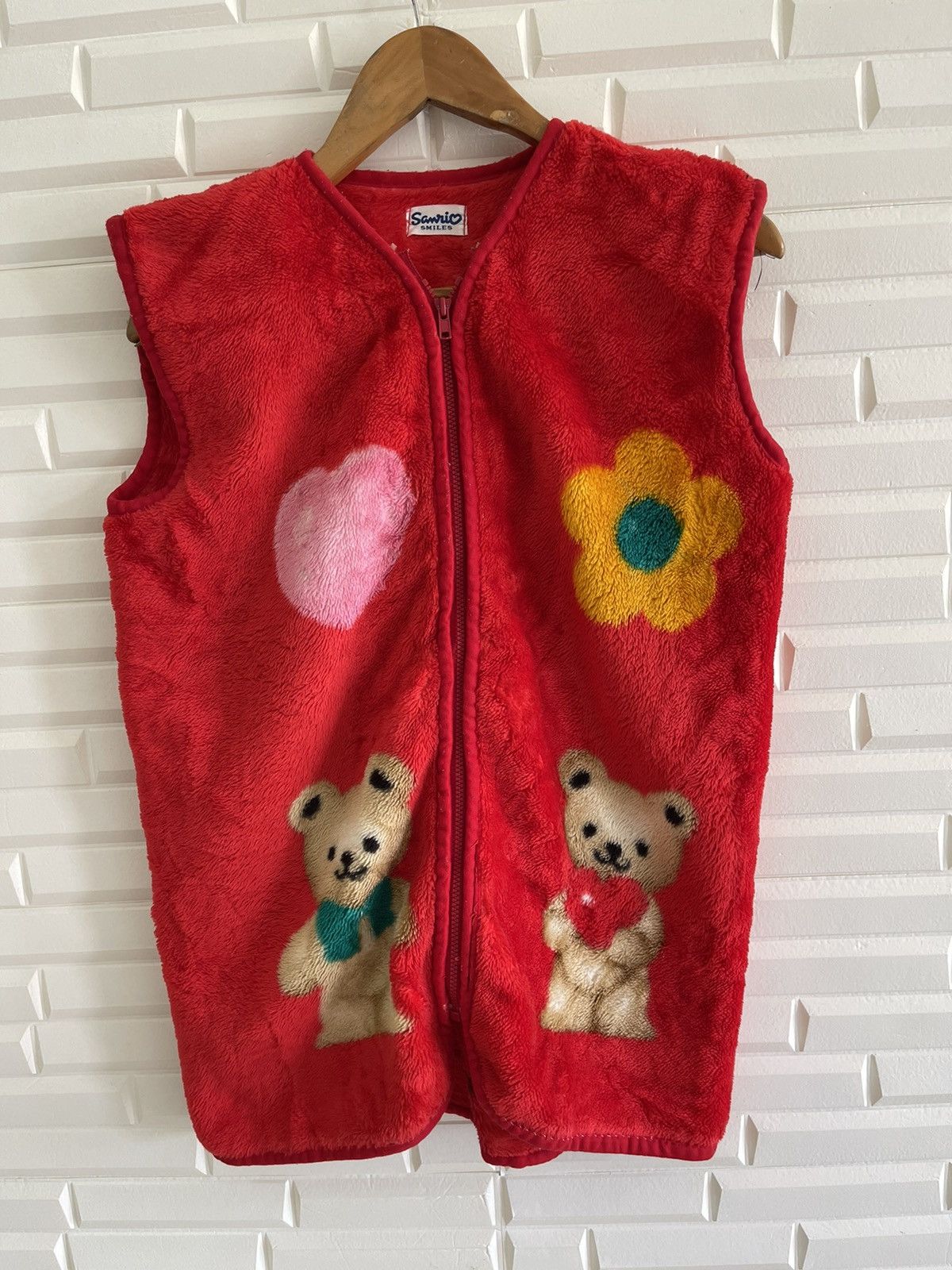 Cartoon Network - 1990 HELLO KITTY Fleece Vest Street Fashion - 3