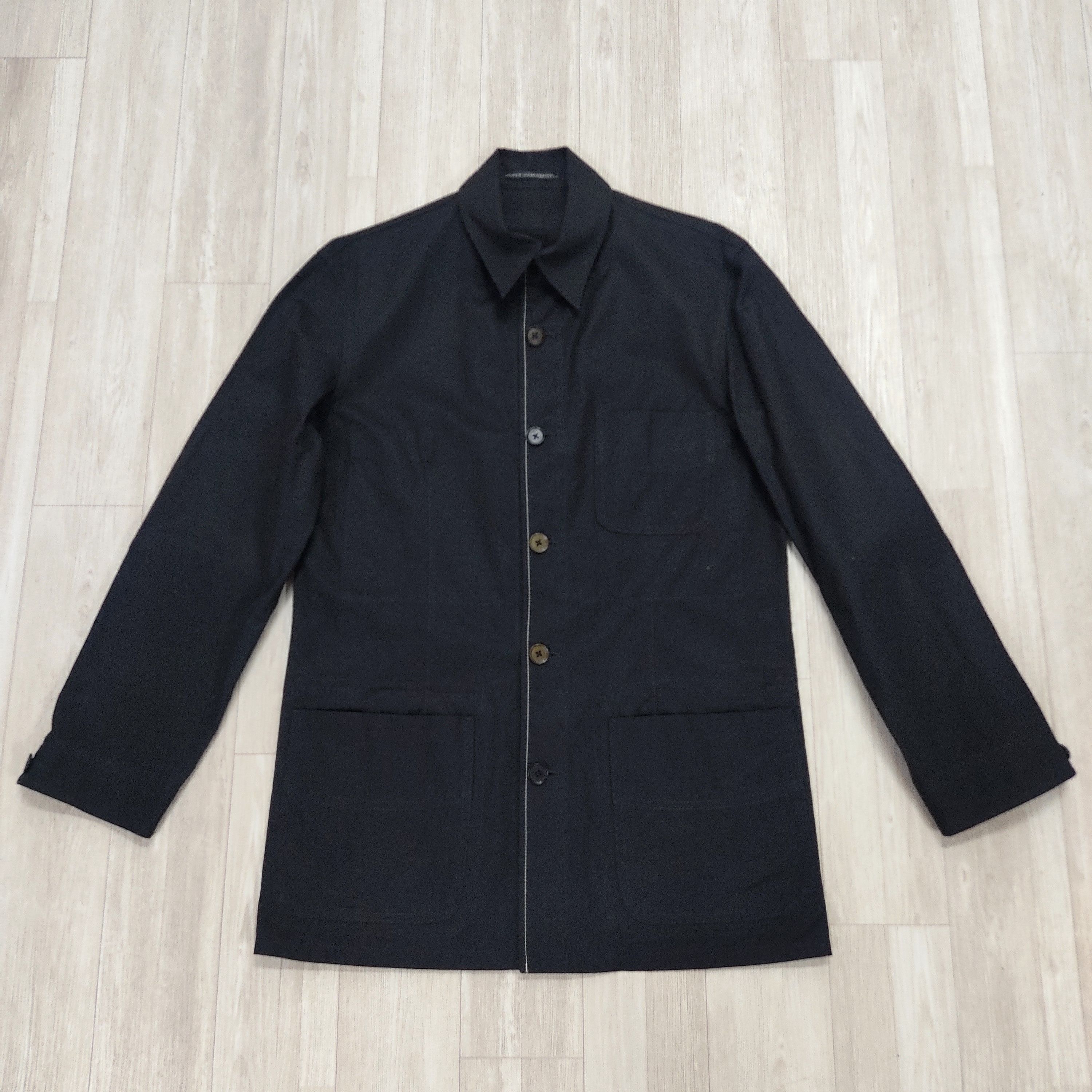 Y's By YOHJI YAMAMOTO Minimalist Gentleman Chore Jacket - 5